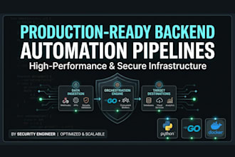 develop secure python automation or go microservices