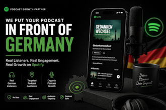 german spotify podcast promotion to german audience for organic engagement