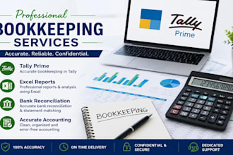 do bookkeeping in tally and excel
