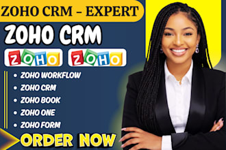 be zoho expert setup zoho crm zoho one zoho email campaign zoho book creator