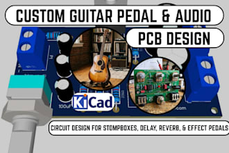 printed circuit board pcb design for audio devices and guitar pedals