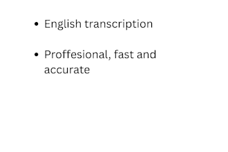 transcribe english audio and video into documents