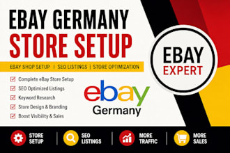 do ebay germany shop setup, ebay product listing ebay seo, german ebay marketing