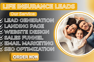 life insurance leads health insurance life insurance  life insurance website