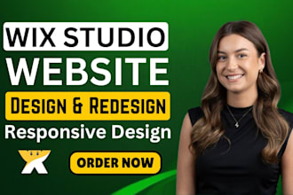 update wix website design, fix wix website page, edit wix studio website