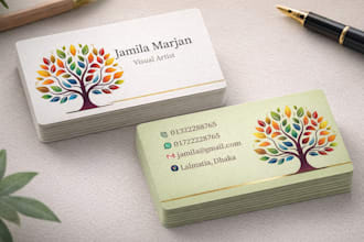 design minimalist and modern business cards