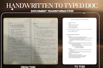 provide error free document transcription and data entry