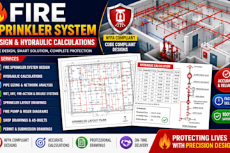 design fire sprinkler systems with hydraulic calculations