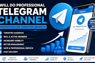 do professional telegram channel promotion for targeted growth