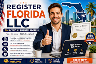 register florida llc with ein and virtual business address