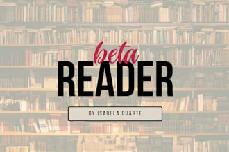 beta read your fiction manuscript