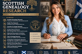 do scottish genealogy research with family tree research ancestry research