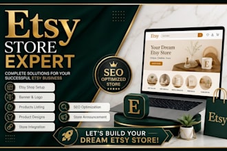 create etsy shop setup, SEO optimized etsy listing