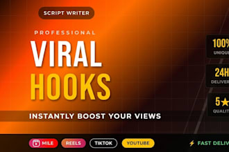 write viral youtube shorts scripts and hooks that get views