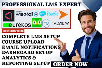 setup eggup lms wisetail itacit eurekos goskills duolingo software talview lms