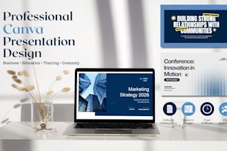 design a professional canva presentation