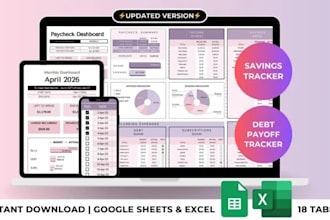 create custom budget planner excel spreadsheet google sheets expense tracker