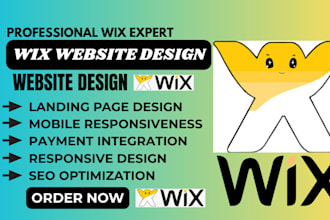 create a modern wix website design using wix studio