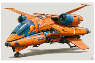 design spaceships and sci fi vehicles