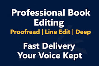 edit and proofread your book essay or manuscript for grammer and clarity