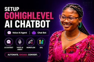 setup gohighlevel ai chatbot go high level voice ai agent chat bot workflow ghl