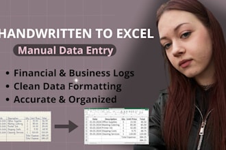 convert your handwritten notes into excel sheets