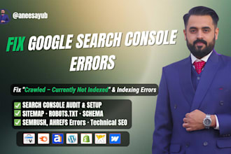 audit website indexing google search console technical SEO expert