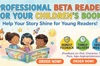 be your ya womens fiction,beta reader and children book