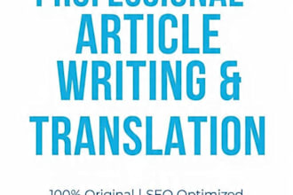 write professional assignments and articles