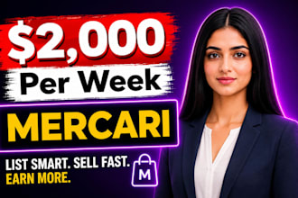 do mercari dropshipping on profit shar