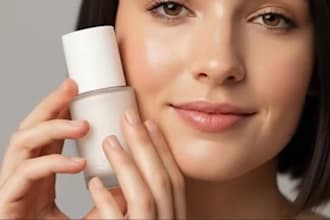 create cinematic ai skincare cosmetic perfume product video ads ai commercial