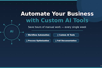 automate your business with custom ai tools and workflows