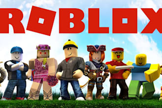 develop a full custom roblox game with lua scripting