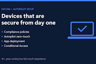 set up microsoft intune and autopilot securely for your small business