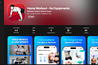 develop fitness and health app fitness website personal training app fitness app