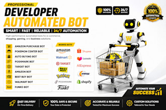 do auto purchase bot, target bot, walmart bot, shopping, pokemon bot