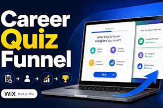 design a wix quiz funnel to scale your career coaching business