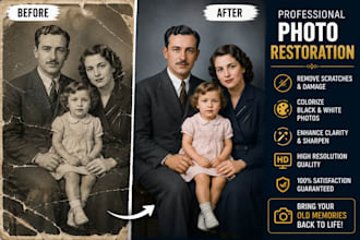 restore repair and colorize old photos