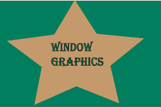design  window graphics, storefront decal, window wrap, vinyl signs and branding