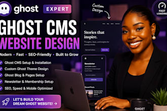 design ghost cms website customize ghost theme design ghost blog website