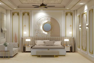 provide interior design , 2d planning and 3d visualization