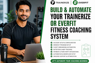 build and automate your trainerize or everfit fitness coaching system