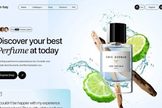 design squarespace perfume maker website scent launch website fragrance website