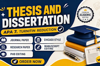 edit proofread and format your thesis dissertation apa 7 phd manuscript