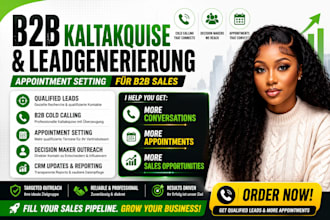 dodo kaltakquise leadgenerierung and  appointment setting for b2b sales