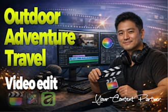 edit your outdoor, adventure, and travel featuring insta360, drone, action cam