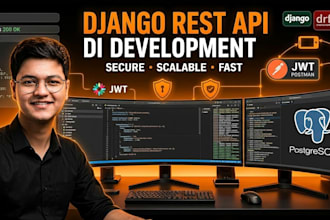 build a django rest API with jwt auth and custom endpoints for your app