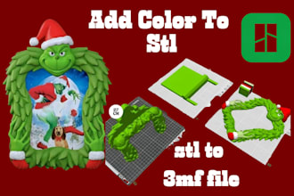color 3d model paint repair slice stl to 3mf for bambu lab multicolor printing