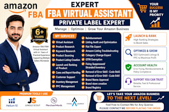 be your expert amazon fba seller central virtual assistant VA