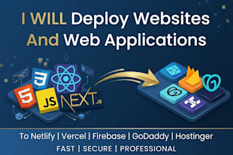 deploy and host your websites to a custom domain